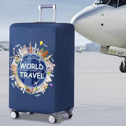 TRAVELKIN more than travel Luggage Covers For Suitcase Tsa Approved,Suitcase Cover Protector Fit 18-32 Inch Luggage