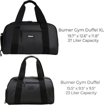 Vooray Burner Gym Duffel Bag, Gym Bag for Women and Men with Shoe Compartment, Weekender, Overnight & Travel Duffel for Sports and Workout