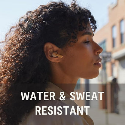 House of Marley Little Bird True Wireless Earbuds, Touch Controls, Built-in Mic, 24 Hours Playtime with Case, USB-C Quick Charge, Sustainable Materials, Movie and Gaming Mode, Cream