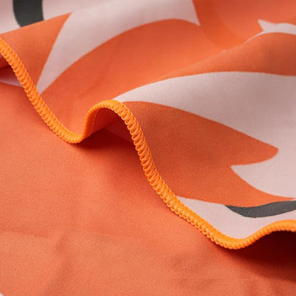 Eunzel Microfiber Beach Towel, Quick Dry Travel Towel Large Sand Free Towel for Beach, Camping, Swim Pool, Gym, Sports& Yoga 71"x32", Retro Tropics