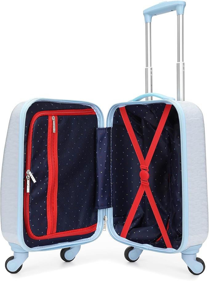 Nautica Kids Luggage - 18" Airline Approved Rolling Hardside Upright Carry-on Suitcase with Wheels (Polar Voyage)