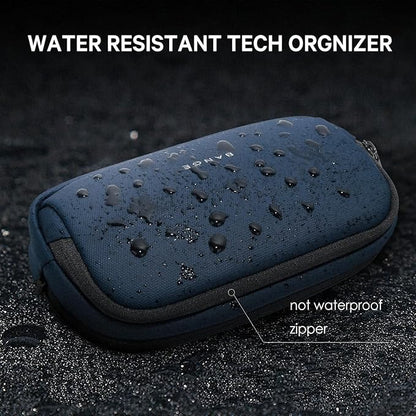 BANGE Cable Organizer Pouch， Travel Water Resistant Tech Accessories Bag Carry Storage，Electronic Organizer Accessory Case for Charger, Cables, Power Bank