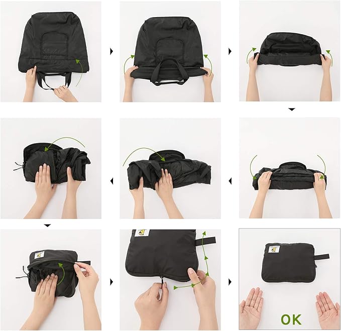 VanFn Foldable Travel Totes Duffel Bag - Gym & Weekend Bag, Luggage Duffle - P.Travel Series