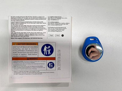 Air Tracker 1 Pack Red | Smart Key Finder Bluetooth Tracker and Item Locator with Sound, Replaceable Battery, Your Luggage Tracker, Key Tracker, etc. 20250904