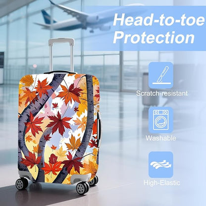 ANNA QUEEN Travel Luggage Cover Suitcase Protector Suitcase Cover Anti-Scratch,Stretchable Bag Cover Washable Durable Polyester