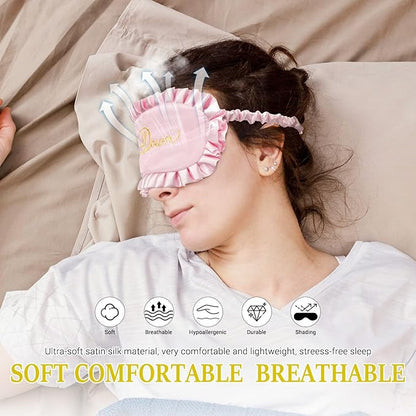 Calm Down Sleep Mask Pink Singer Merch Blindfold Eye Mask Travel Mask Eyeshade for Sleep Over Slumber Pajama Party Supplies Birthday Easter Gifts for Boys Girls Men Women