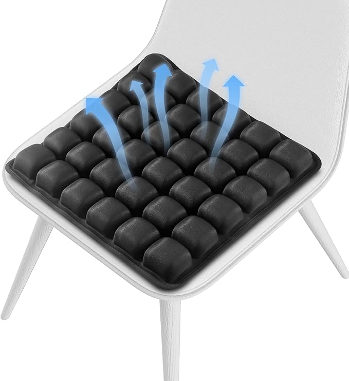 Travel Cushion, Inflatable Travel Cushion Airplane Seat Cushion for Long Flights, Portable Car Seat Cushions for Office Chair, Wheelchair, Camping, Home Living