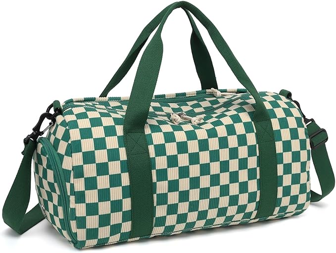 BLUBOON Duffle Bag Girls Kids Cute Gym Bag with Shoes Compartment & Wet Separation Waterproof Sports Overnight Travel Bag