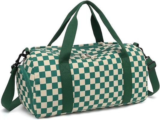 BLUBOON Duffle Bag Girls Kids Cute Gym Bag with Shoes Compartment & Wet Separation Waterproof Sports Overnight Travel Bag