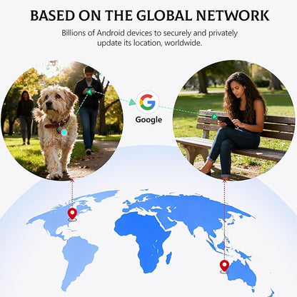 2025 Upgraded 【Google MFG Certified】 Air Tracker for Android 4 Pack, Tracker Tags Item Finder Works with Google’s Find Hub, Air Tracking Device Locator, Smart Tag for Keys, Luggage, Bag, Suitcases