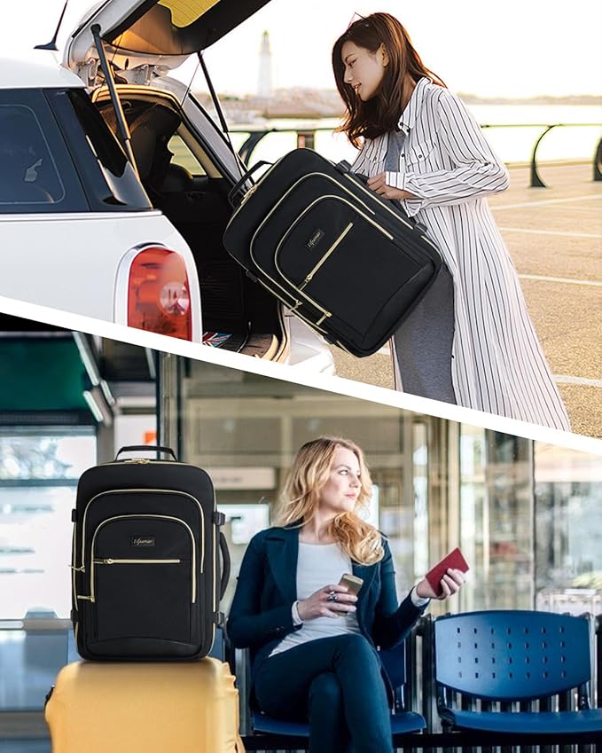 40L Travel Backpack for Women, Carry On Bag Flight Approved, Waterproof Backpacks with 3 Packing Cubes, Weekender Personal Item Backpack for Airplane Travel Essentials, TSA Approved