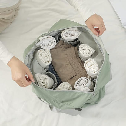 VanFn Foldable Travel Duffel Bag, Sports Duffels Gym Bag, Rainproof Nylon Totes, Sports Shoulder Handbag, Lightweight Duffle Bags For Women & Men, Outdoor Weekend Bag, P.Travel Series