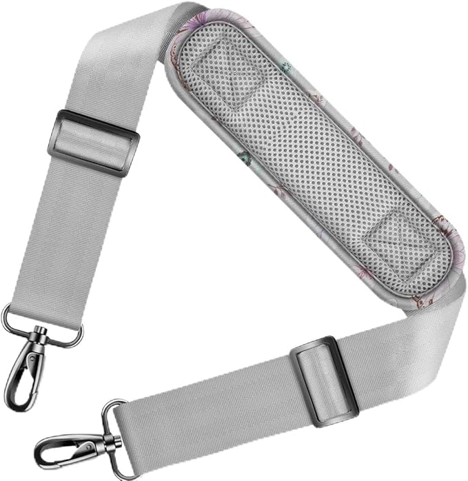 ZINZ Shoulder Strap Universal Bag Strap - 78" Ultra-Thick Padded with Dual Balanced Adjustable Buckles for Briefcase, Travel, Sports, Laptop, Crossbody Bag，Butterfly