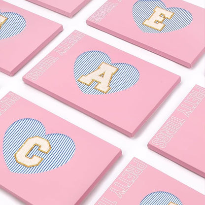 2 PCS Initial Makeup Bags for Women: Cosmetic Bag for Travel Toiletry - Birthday Gifts for 11 12 13 14 15 16 17 18 Years Old Girl Graduation Teacher Gift- Teen Girl Gifts Trendy Stuff - Blue K