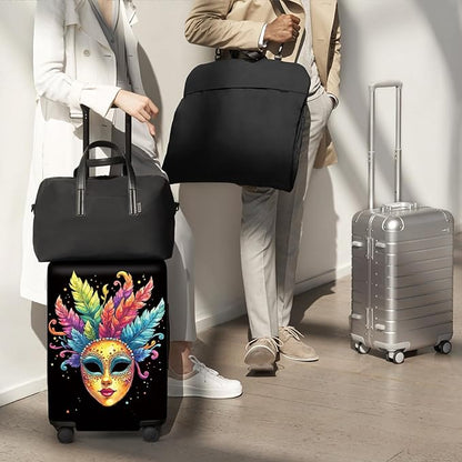 ANNA QUEEN Travel Luggage Cover Suitcase Protector Suitcase Cover Anti-Scratch,Stretchable Bag Cover Washable Durable Polyester with Elastic Hem with Zipper Closure