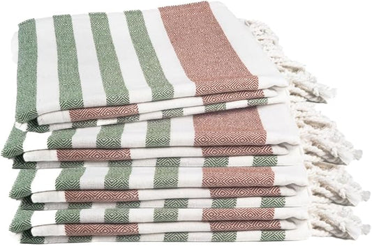 Cotton Turkish Beach Towel with Towels Oversized 36"x72" Pool Absorbent Extra Large Quick Dry Sand Travel Towel (Kavee Mist, 4 Pack)