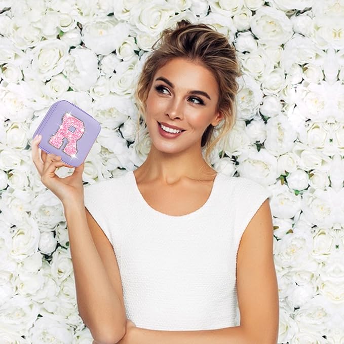 Personalized Birthday Gifts for Wife Women - Jewelry Case, Cute Jewelry Box - Lavender,R