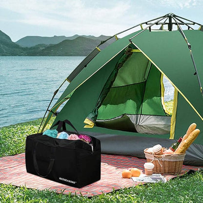 Extra Large Duffle Bag Lightweight, 96L Travel Duffle Bag Foldable for Men Women, Black