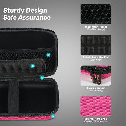 Electronics Tech Organizer Portable Travel Case - Hard Shell Protective Carrying Case for External Hard Drive, Phone Charger, Power Bank, Small Gadgets Storage Pouch Bag