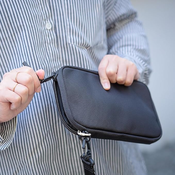 Passport Organizer Durable CORDURA Travel Wallet with Secure Clip & Smooth Zipper