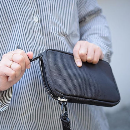 Passport Organizer Durable CORDURA Travel Wallet with Secure Clip & Smooth Zipper