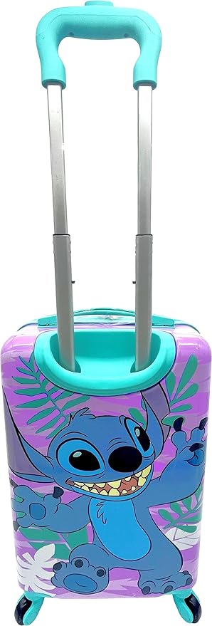 Fast Forward Kids Licensed Hard-Side 20” Spinner Luggage Lightweight Carry-On Suitcase (Stitch)