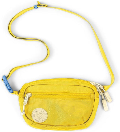 Baboon to the Moon Fanny Pack - Trendy, Compact, Water-Repellent Waist Bag in Multiple Colors and Sizes for Men and Women (Amber, Mini (1.5L))