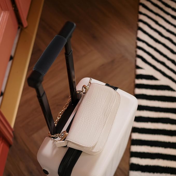 Neoprene Handle Wrap, Luggage identifier Travel Bag Handle Covers, Luggage Grip Luggage Identifiers Suitcase Handle Luggage Handle wrap Wraps Handle wrap (Black)