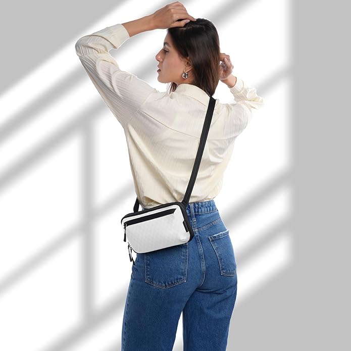 Electronics Organizer Tech Travel Pouch – Waterproof Nylon Diamond Quilted & 900D Travel Case Cable Bag for Cords Chargers