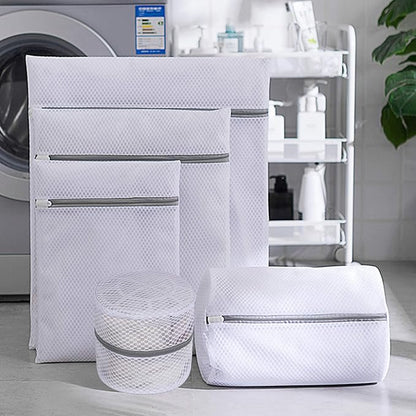 Oversized Honeycomb Mesh Laundry Bags, 2 Pack 35x43.3 inch Heavy Duty Delicate Wash Bag with Zipper.