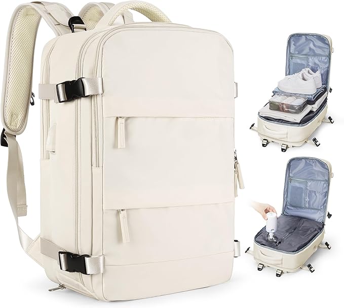 coofay Vacuum Backpack Travel with Pump Vacpack Travel Backpack with Vacuum System Mochila de Viaje Compresion al Vacio Easyvacpack Airbag Backpacks for Traveling Carry on Luggage