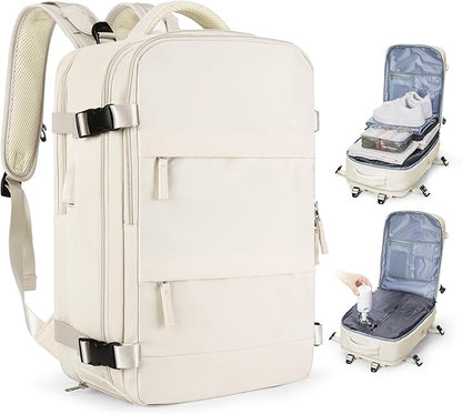 coofay Vacuum Backpack Travel with Pump Vacpack Travel Backpack with Vacuum System Mochila de Viaje Compresion al Vacio Easyvacpack Airbag Backpacks for Traveling Carry on Luggage