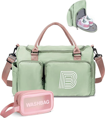 Birthday Gifts Teen Girl Gift, Initial Travel Duffle Bag, Gift for Kids, Monogram Overnight Bag Girlfriend Birthday Gifts for Women Gifts for Teen Girls Boys