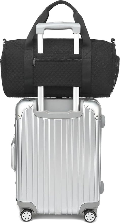 BLUBOON Duffle Bag Girls Kids Cute Gym Bag with Shoes Compartment & Wet Separation Waterproof Sports Overnight Travel Bag