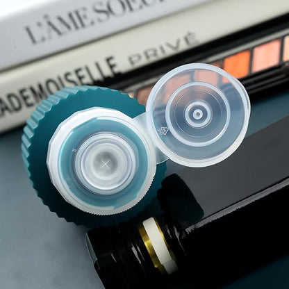 Travel Bottles for Toiletries, Large 6oz Travel Size Containers, BPA Free Leak Proof Tubs Refillable Liquid Accessories with Toiletry Bag for Cometic Shampoo and Lotion Soap (4 Pack)