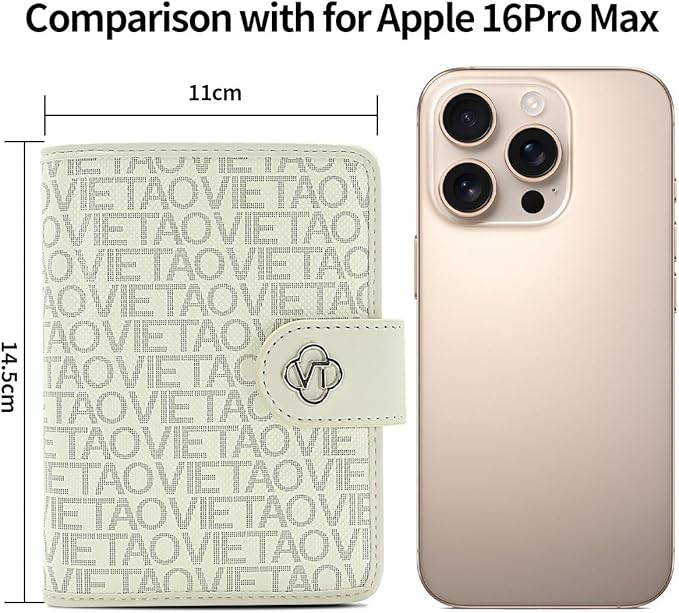 Passport Holder Wallet Bag with AirTag Holder, Card Slots and Passport Solt Ticket Cash Solt, Photo Solt Sim Card Pen Slot.White