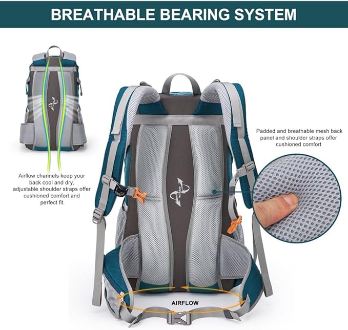 MOUNTAINTOP 25L/40L Hiking Backpack,Lightweight Travel Backpack for Men Women Outdoor Backpacking, Camping