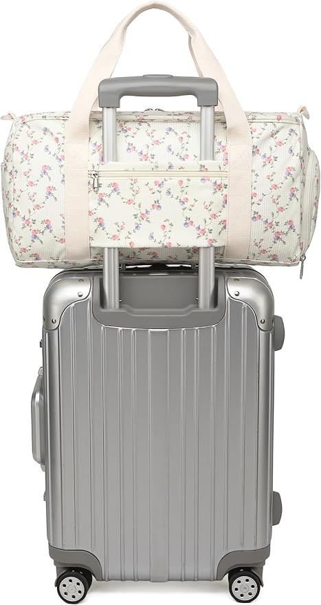 BLUBOON Duffle Bag Girls Kids Cute Gym Bag with Shoes Compartment & Wet Separation Waterproof Sports Overnight Travel Bag