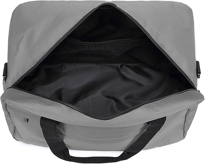 Kono Travel Duffel 20L Under Seat Carry-On Sports Tote Gym Weekender Overnight Bag - 15.75"x9.84"x7.87" Gray