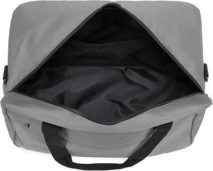 Kono Travel Duffel 20L Under Seat Carry-On Sports Tote Gym Weekender Overnight Bag - 15.75"x9.84"x7.87" Gray