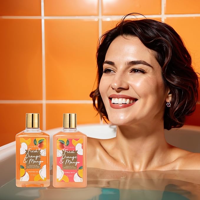 Christmas Gifts for Women Gift- 23-Piece Bath & Body Gift Basket Set for Women, Bath Gift Set, Spa Gift Baskets | Mothers Day Gifts for Mom, Valentine's, Birthday Gifts, All Occasion Present for Her