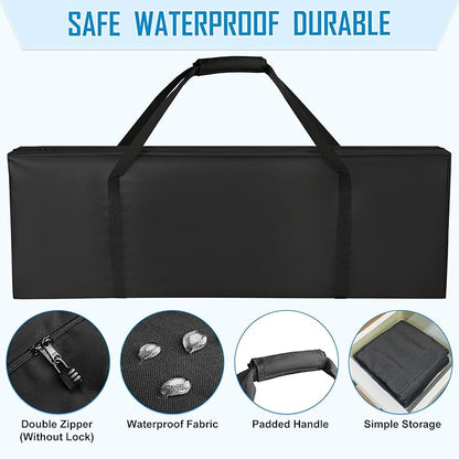 60" Sports Duffle Bag - 334L Extra Large Travel Duffel Luggage Bag with Upgrade 2-way Lockable Zippers, Durable & Water Resistant (60inch)