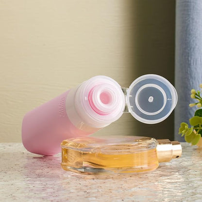 INSFIT Silicone Travel Bottles Set, 6 Pack Travel Size Toiletries, Leakproof Travel Bottles for Toiletries, Travel Accessories for Women, Airplane Travel Essentials, Travel Containers for Toiletries