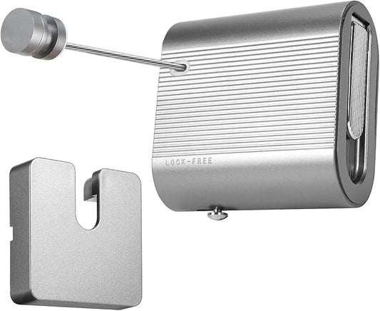 Retractable Clothesline, Anti-Sagging Portable Heavy Duty Washing Line for Indoor and Outdoor (Grey)