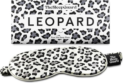 TheSleepGuard Pure Silk Sleep Mask [100% 6A Mulberry Silk, 22 Momme] Light Blocking Travel Essentials. Eye Masks for Sleeping. Black Oeko-Tex Blindfold. Eye Covers for Men & Women