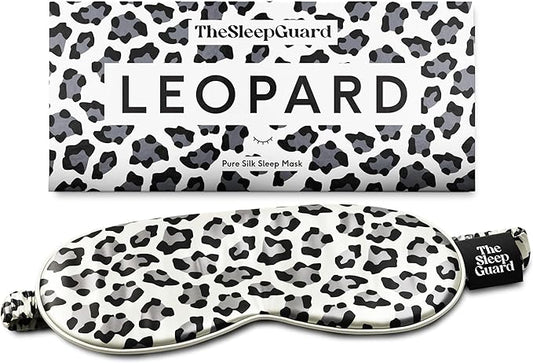 TheSleepGuard Pure Silk Sleep Mask [100% 6A Mulberry Silk, 22 Momme] Light Blocking Travel Essentials. Eye Masks for Sleeping. Black Oeko-Tex Blindfold. Eye Covers for Men & Women