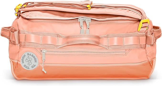 Baboon to the Moon Go-Bag Mini 32L – Detachable Straps, Small Duffle Bag for Travel, Gym Bag for Women, Mens Travel Bag, Duffel Bags for Traveling, Travel Duffel Bags for Women (Sunset Coral)