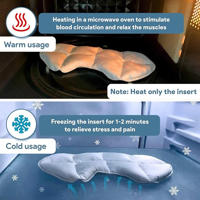 Sleep Set – Weighted Eye Mask with Removable Inserts + Soft Silicone Earplugs (White & Green) – Comfort Sleep Bundle for Travel, Relaxation & Noise Reduction