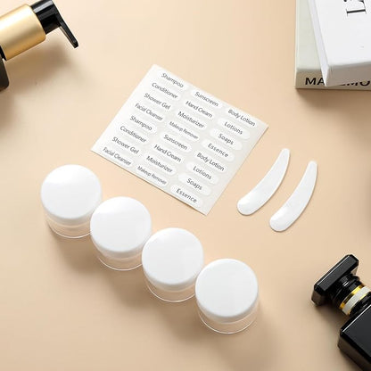 16 Pack Travel Bottles for Toiletries, Large 6oz Silicone Travel Containers, Leak Proof Refillable Liquid Shampoo And Conditioner Travel Essentials