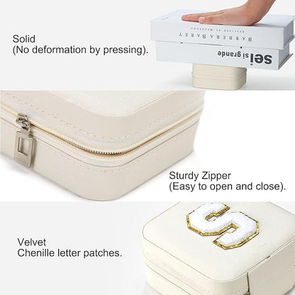 Parima Travel Jewelry Organizer for Women | Necklace, Earring, Ring Organizer | White Travel Gifts for Women - Letter Y